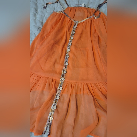 Free People Intimately Orange Sleeveless Top - Picture 3 of 7